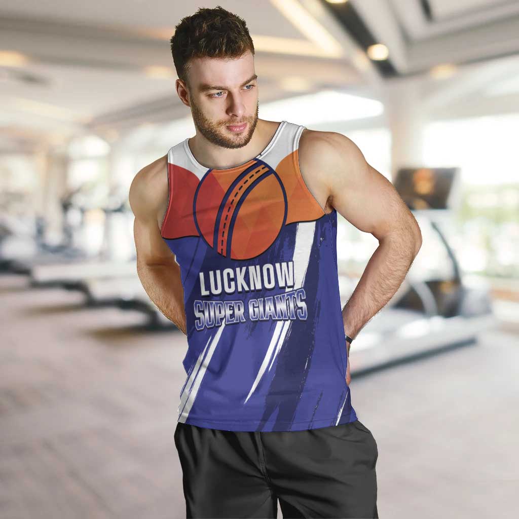 Custom Lucknow India Cricket Men Tank Top Go Champions