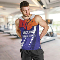 Custom Lucknow India Cricket Men Tank Top Go Champions