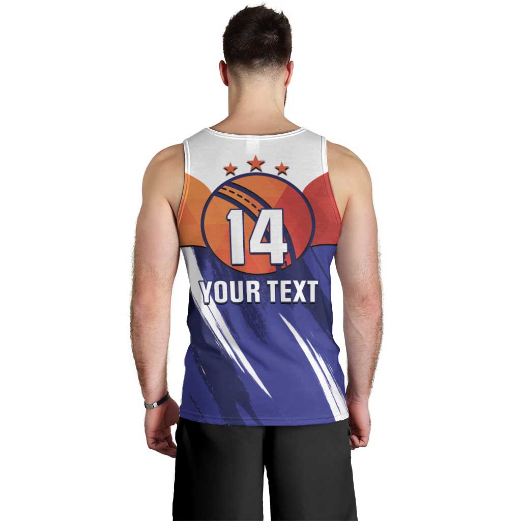 Custom Lucknow India Cricket Men Tank Top Go Champions