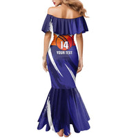 Custom Lucknow India Cricket Mermaid Dress Go Champions