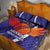 Custom Lucknow India Cricket Quilt Bed Set Go Champions