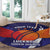 Custom Lucknow India Cricket Round Carpet Go Champions