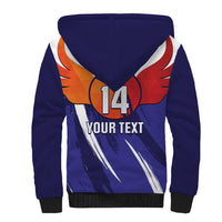 Custom Lucknow India Cricket Sherpa Hoodie Go Champions