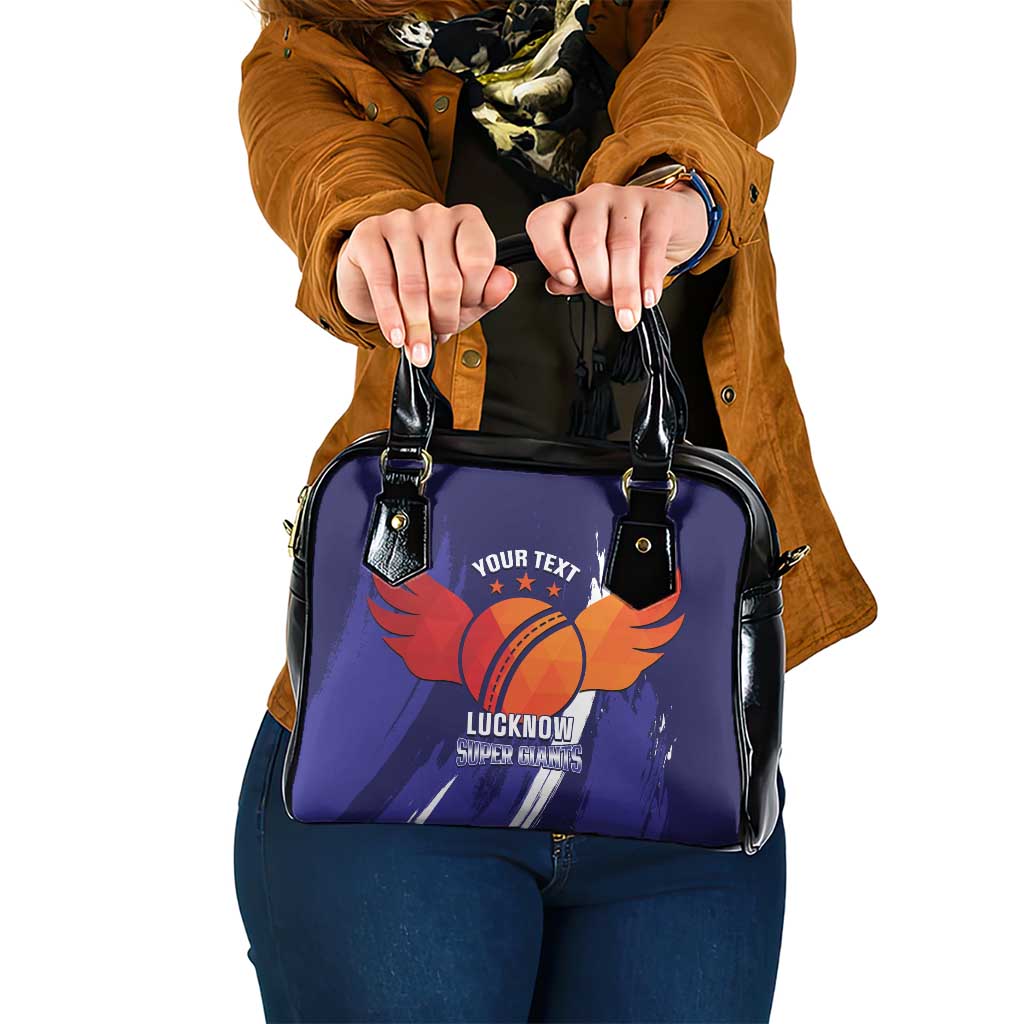 Custom Lucknow India Cricket Shoulder Handbag Go Champions