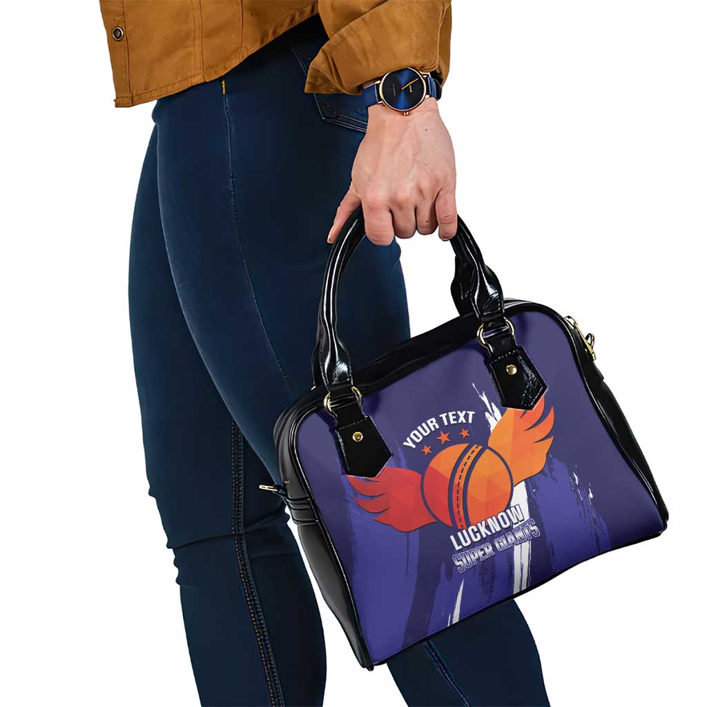 Custom Lucknow India Cricket Shoulder Handbag Go Champions