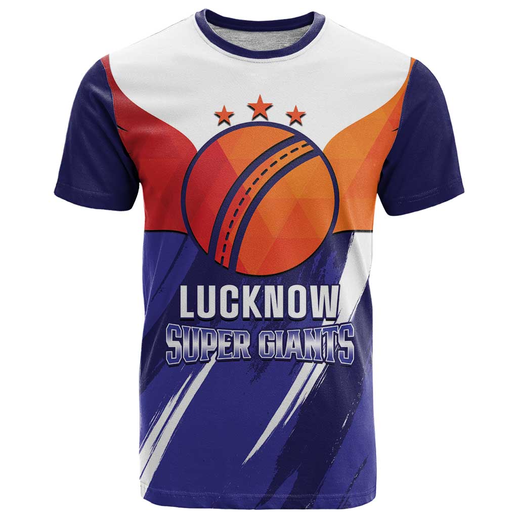 Custom Lucknow India Cricket T Shirt Go Champions
