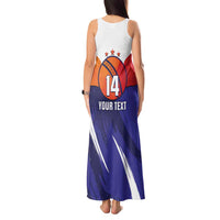 Custom Lucknow India Cricket Tank Maxi Dress Go Champions