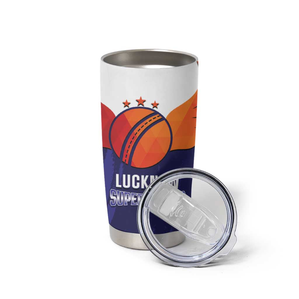 Custom Lucknow India Cricket Tumbler Cup Go Champions