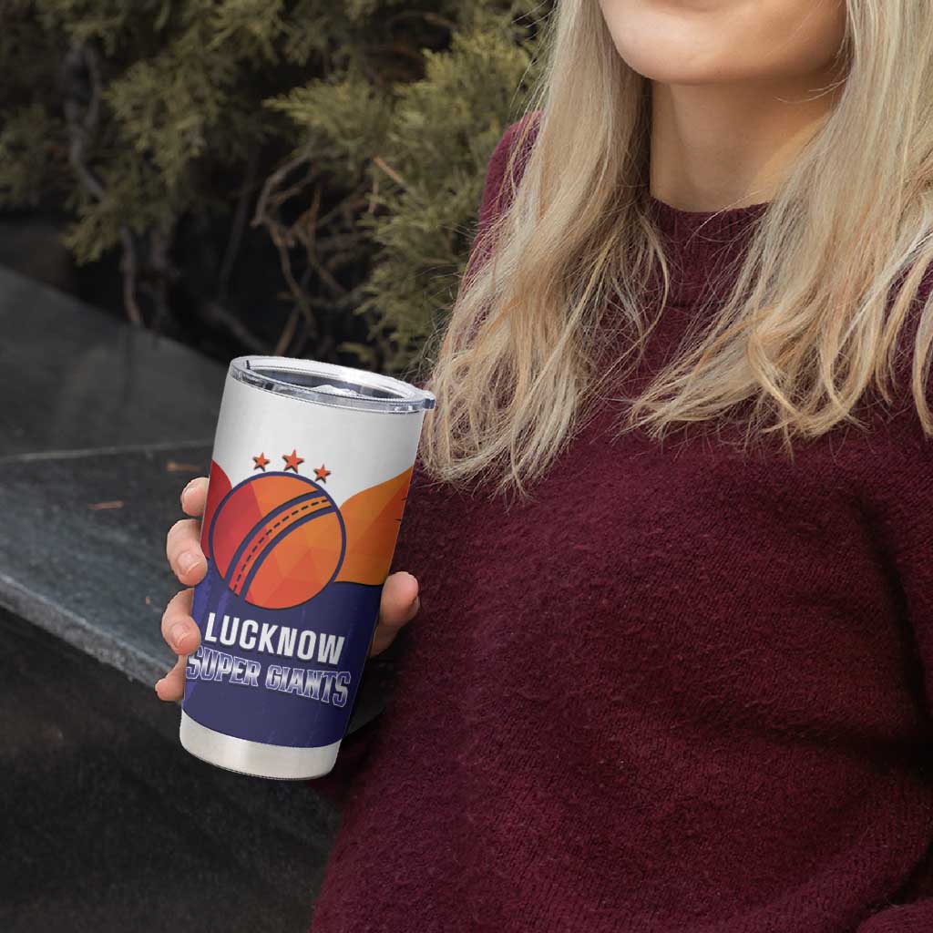 Custom Lucknow India Cricket Tumbler Cup Go Champions