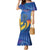 Custom Mumbai India Cricket Family Matching Mermaid Dress and Hawaiian Shirt Go Champions