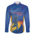 Custom Mumbai India Cricket Family Matching Off The Shoulder Long Sleeve Dress and Hawaiian Shirt Go Champions