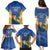 Custom Mumbai India Cricket Family Matching Puletasi and Hawaiian Shirt Go Champions