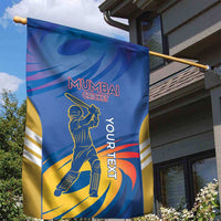 Custom Mumbai India Cricket Garden Flag Go Champions