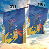 Custom Mumbai India Cricket Garden Flag Go Champions