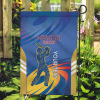 Custom Mumbai India Cricket Garden Flag Go Champions