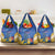 Custom Mumbai India Cricket Grocery Bag Go Champions
