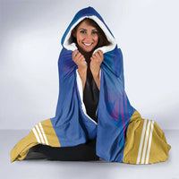 Custom Mumbai India Cricket Hooded Blanket Go Champions