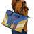 Custom Mumbai India Cricket Leather Tote Bag Go Champions