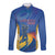 Custom Mumbai India Cricket Long Sleeve Button Shirt Go Champions