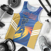 Custom Mumbai India Cricket Men Tank Top Go Champions