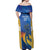 Custom Mumbai India Cricket Off Shoulder Maxi Dress Go Champions