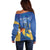 Custom Mumbai India Cricket Off Shoulder Sweater Go Champions