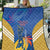 Custom Mumbai India Cricket Quilt Go Champions