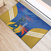 Custom Mumbai India Cricket Rubber Doormat Go Champions