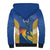 Custom Mumbai India Cricket Sherpa Hoodie Go Champions