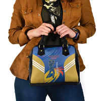 Custom Mumbai India Cricket Shoulder Handbag Go Champions