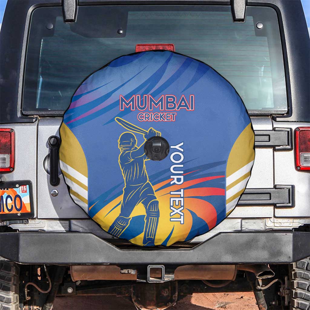 Custom Mumbai India Cricket Spare Tire Cover Go Champions