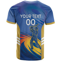 Custom Mumbai India Cricket T Shirt Go Champions