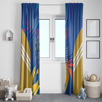 Custom Mumbai India Cricket Window Curtain Go Champions