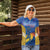 Custom Mumbai India Cricket Women Polo Shirt Go Champions