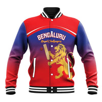 Custom Bengaluru India Cricket Baseball Jacket Go Champions