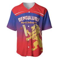 Custom Bengaluru India Cricket Baseball Jersey Go Champions
