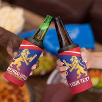 Custom Bengaluru India Cricket 4 in 1 Can Cooler Tumbler Go Champions