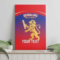 Custom Bengaluru India Cricket Canvas Wall Art Go Champions