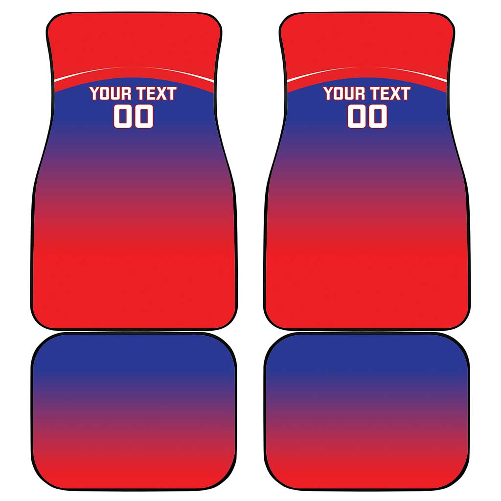 Custom Bengaluru India Cricket Car Mats Go Champions