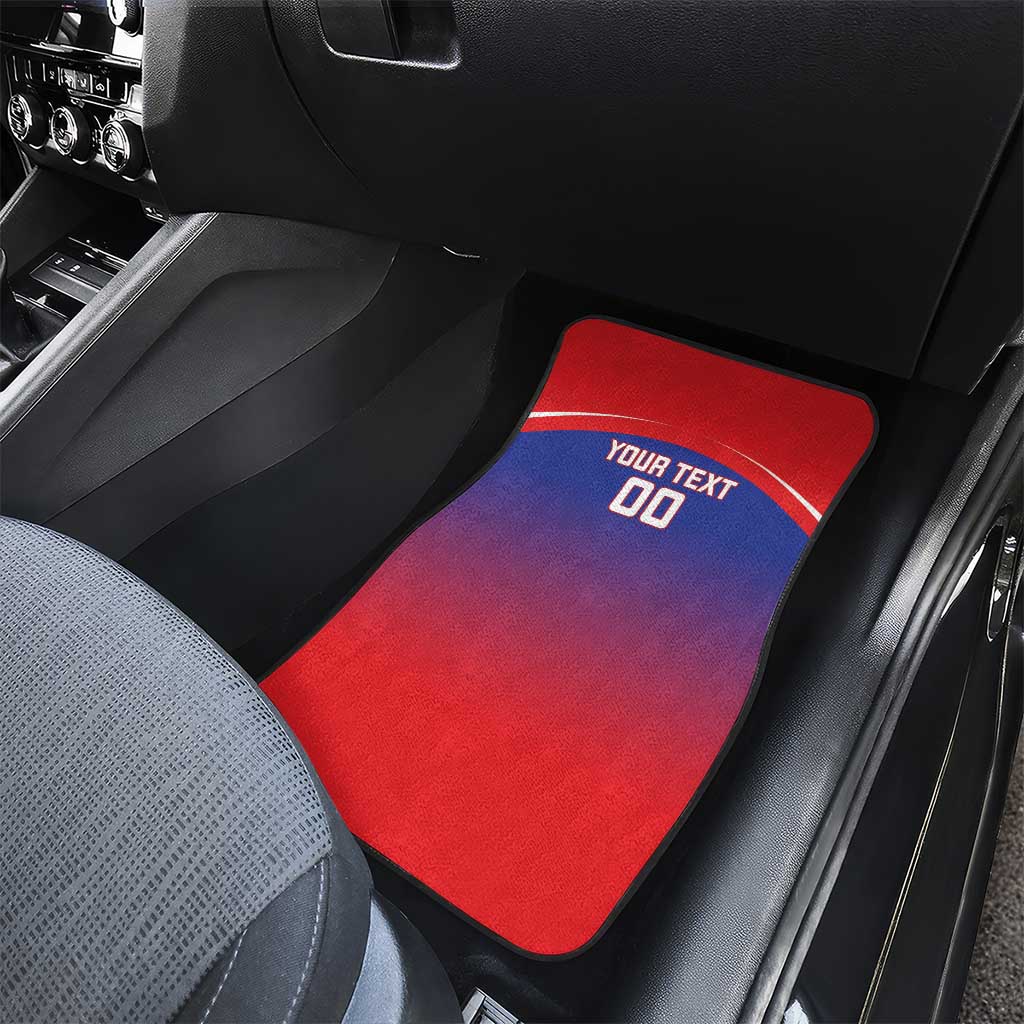 Custom Bengaluru India Cricket Car Mats Go Champions