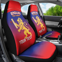 Custom Bengaluru India Cricket Car Seat Cover Go Champions