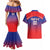Custom Bengaluru India Cricket Couples Matching Mermaid Dress and Hawaiian Shirt Go Champions
