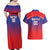 Custom Bengaluru India Cricket Couples Matching Off Shoulder Maxi Dress and Hawaiian Shirt Go Champions