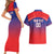 Custom Bengaluru India Cricket Couples Matching Short Sleeve Bodycon Dress and Hawaiian Shirt Go Champions