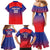 Custom Bengaluru India Cricket Family Matching Mermaid Dress and Hawaiian Shirt Go Champions