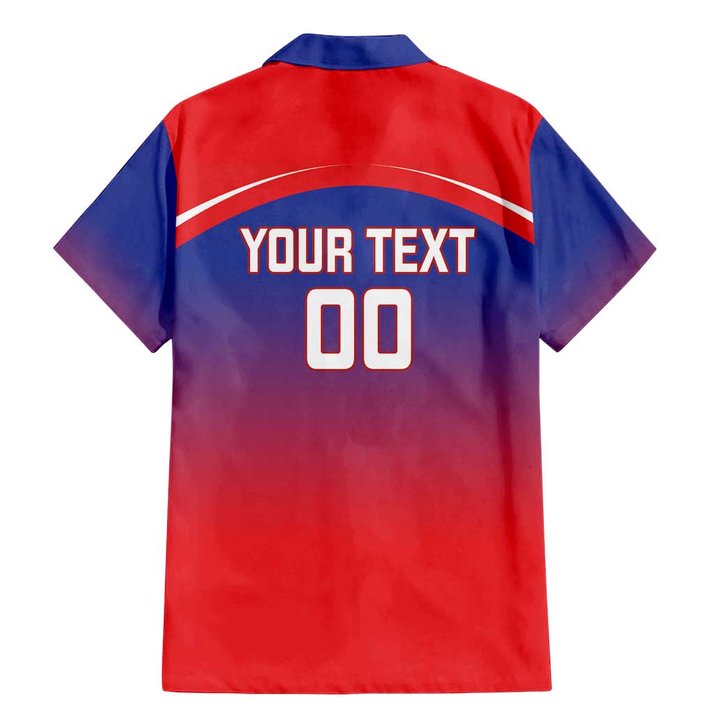 Custom Bengaluru India Cricket Family Matching Mermaid Dress and Hawaiian Shirt Go Champions