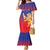 Custom Bengaluru India Cricket Family Matching Mermaid Dress and Hawaiian Shirt Go Champions