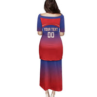 Custom Bengaluru India Cricket Family Matching Puletasi and Hawaiian Shirt Go Champions