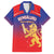 Custom Bengaluru India Cricket Family Matching Short Sleeve Bodycon Dress and Hawaiian Shirt Go Champions