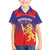 Custom Bengaluru India Cricket Family Matching Short Sleeve Bodycon Dress and Hawaiian Shirt Go Champions